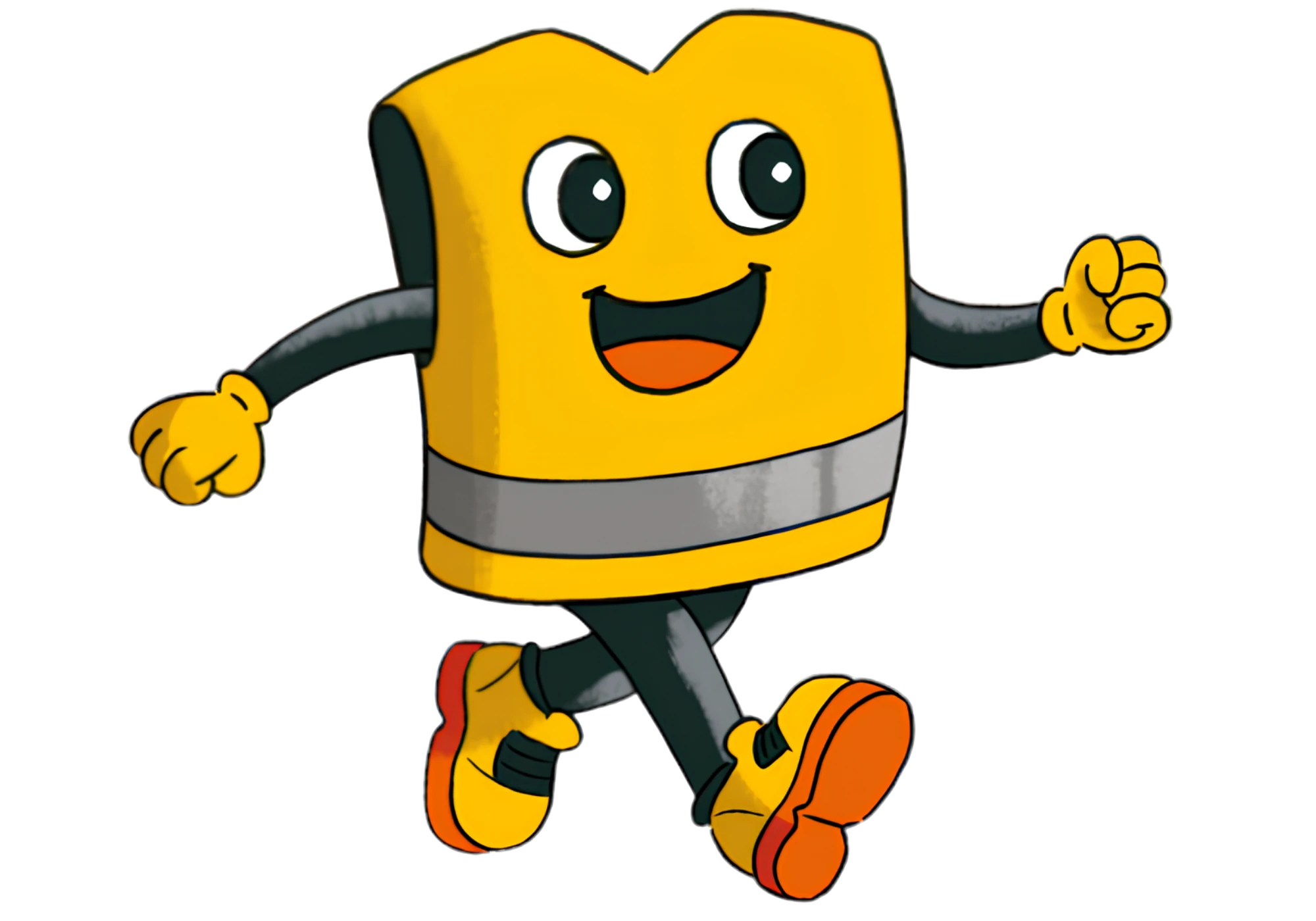 Safety Jack en mouvement, gilet haute visibilité