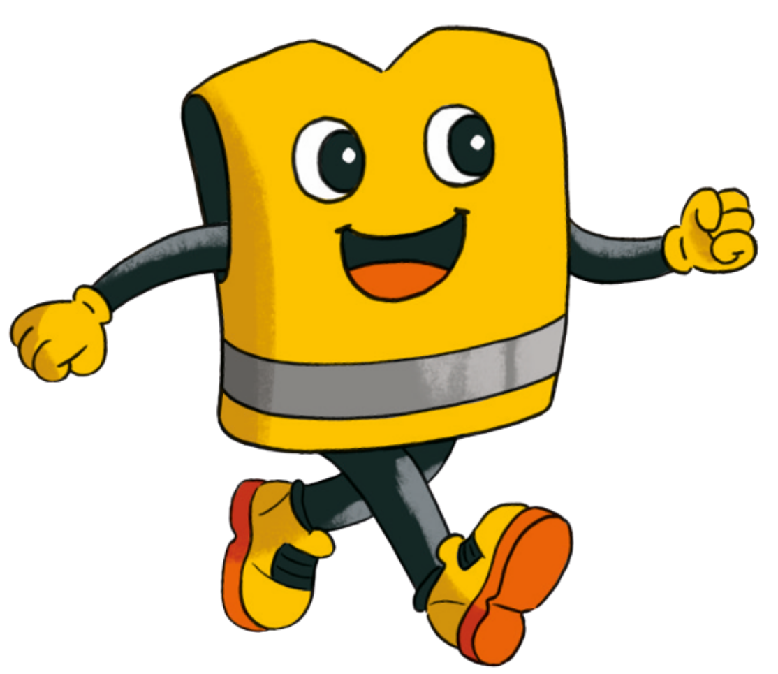 Safety Jack fait signe